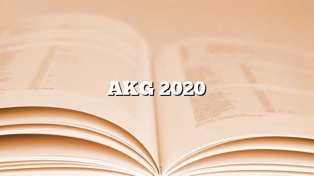 AKG 2020